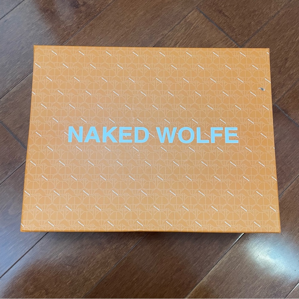 naked wolfe impact pu mid calf black stretch boots nwt - Picture 5 of 13